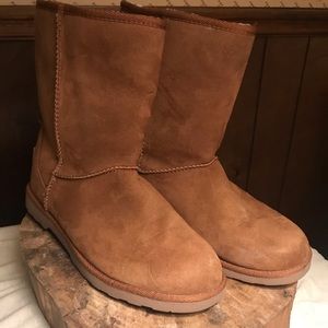 Makalu Brown Suede Fur lined Boots